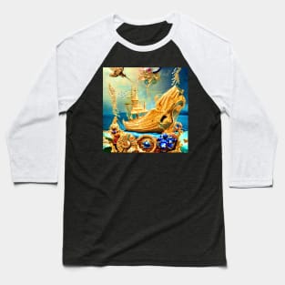 Treasure Ship Baseball T-Shirt